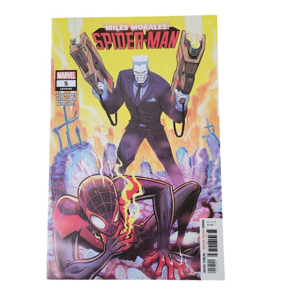 Marvel Miles Morales Spider-Man #5 2019 Comic Book Collector Bagged Boarded